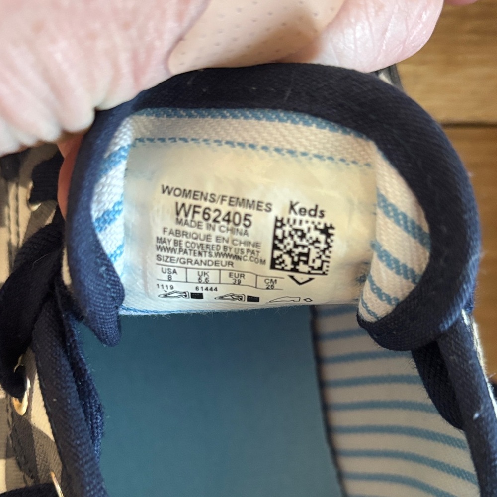 Keds Navy and White Sneakers - Picture 6 of 6